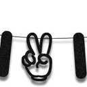 Bruh I'm 10 Banner, Happy 10th Black Glitter Birthday Decorations, Cheers to 10 Years Hello Tenth Funny Party Decorations Party Sign for Boy Girl Teens Supplies