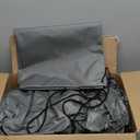 10L0L Heavy Duty 650D Golf Cart Cover for 2/4/6 Passengers EZGO, Club Car and Yamaha, All Weather Outdoor Protection Weatherproof (Grey)