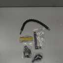 17Pcs Flexible Drill Bit Extension, Include 3Pcs Rotatable Socket Adapter 2Pcs Hex Shank 105 Right Angle Drill Attachment 10 Short Screwdriver Bits 90 Angled Bits and Bendable Extension