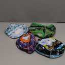 EZ Moms 10 Packs Reusable Potty Training Underwear for Boys Double Absorption Toddler Training Pants 3T-4T Boys High Waist Dinosaur Toddler Boy Underwear 4T Kid Confident Pee Pants with a Laundry Bag