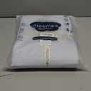 MooMee Striped Duvet Cover Set 100% Washed Cotton Linen Like Textured Breathable Durable Soft Comfy (Cornflower Blue White Pinstripes, Full 80"x90")