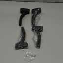 Gun Racks Wall and Mount Shotgun Hook Rifle Hanger Gun Storage Display for Guitar, Rifles, Shotguns, Airsoft, Compound Bow (Black 4 Pack)