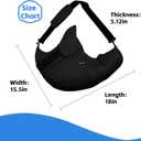 SPRING SEAON Post Shoulder Surgery Pillow with Pocket,Soft Rotator Cuff Relief Must Haves,Breathable Shoulder Pillow for Side Sleepers,Arm Support Cushion Detachable Machine Washable (Black)