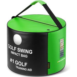 YOREPEK Golf Impact Bag for Practice, Durable Golf Hitting Bag for Swing Training with Large Printed Target, Golfs Training Aid for Men, Indoor & Outdoor Use at Home, Garage, Yard, Green