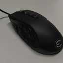EVGA X15 MMO Gaming Mouse, 8k, Wired, Black, Customizable, 16,000 DPI, 5 Profiles, 20 Buttons, Ergonomic 904-W1-15BK-KR