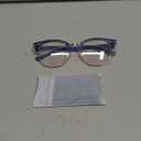 Blue Light Blocking Glasses Vintage Half Frame UV Clear Lens Anti Eyestrain Computer Gaming Glasses for Men Women