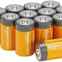 Amazon Basics 12-Pack D Cell Alkaline All-Purpose Batteries, 1.5 Volt, 5-Year Shelf Life