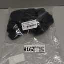 Ekouaer  Women's Nightshirt Button Down Nightgown Short Sleeve Sleepshirt V Neck Pajama Dress with Pockets (Medium, Black)