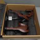 Handmade Horse Statue - Unique Rustic Decor for Office & Home - Hand-Painted Metal Sculpture - Perfect Handicraft Gift for Horse Lovers (Brown)