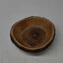Kimona Fruit Bowls Wood Fruit Bowl or Decorative Bowl for Table Dcor for Kitchen Counter or Farmhouse Christmas Centerpiece (10" X 10" X 2.5")