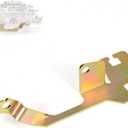 Throttle Cable Bracket and Kickdown Cable Bracket #157313 Compatible with Edelbrock Carburetor Performer, for Thunder AVS, for Quadrajet-style Carburetors Fits TH350, 700-R4 and 200-4R Cables