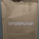simplehuman Adjustable and Extendable Shower Caddy Large, Stainless Steel and Anodized Aluminum