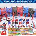 308Pcs Party Decorations Favors Supplies, Goodie Bags Fillers Stuffers for Kids Birthday Gifts