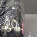 Large Capacity Black Flower Pencil Holder with Zipper Closure Twill Fabric Pencil Case for 300 Colored Pencils or 200 Gel Pens