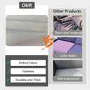 FLYMEI Patio Cushion Covers 24x22x4 Waterproof Outdoor Cushion Cover Replacement 2Packs Outdoor Seat Cushion Slipcover for Rattan Chair Sofa, Grey
