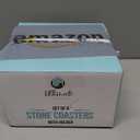 Bar Ceramic Cup Drink Coasters Set of 6 with Holder, Water Absorbent Round Monogram Cute Cool Morden Funny Unique, for Bottle Table Desk Farmhouse Office (Multicolor)