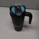 REDUCE 24 oz Stainless Steel Tumbler with Handle - Dual-Wall Vacuum Insulated Travel Mug, Sweat-Proof Lid & Reusable Straw - Keeps Drinks Cold for 24 Hrs, Fits Cupholders, Dishwasher Safe - Phantom