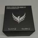 Coffee Dosing Cup 54mm For Breville Espresso Machine Portafilter Stainless Steel Espresso Dose Cup With Grinder Activating Tab (Black)