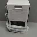 Dehumidifier, 95 OZ Dehumidifiers for Home (800 sq.ft), Quiet Small Dehumidifiers for Bedroom Bathroom Basements Closet RV, Auto Shut Off, Two Working Models and 7 Colors LEDWhite