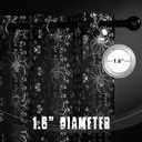 NICETOWN Semi Sheer Black Curtains with Silver Foil Spider Web, Grommet Lightweight & Airy Window Treatments for Halloween, W52 x L84, 2 Panels