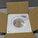 Dryer Vent Connector Kit, Dryer Vent Wall Plate with Quick Connect & Disconnect, Twist Lock Dryer Duct Connector Kit Fits 4 Inch Tubes, Covers Area 7 Inch x 7 Inch, for Dryer Washer Bathroom (No hoses)