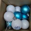 Barydat 24 Pcs Happy Hanukkah Ornament for Tree Balls Chanukah Hanging Ornaments Star of David Hanukkah Ornament Balls White Blue Jewish Menorah Ornaments for Xmas Tree Decoration (Classic Style)