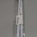 MEXAU White Tension Curtain Rods18 to 36 Inch,Small Curtain Rods No Drilling,Short Tension Rod,Adjustable Spring Rod for Windows,Door,Closet