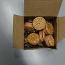 12 Pcs Boho Knots Shower Curtain Hooks Home Decorative Shower Rings Woven Wicker Ratten Decorative for Bathroom Farmhouse Curtain Hangers Accessories(Wood Color)