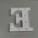 Pooqla LED Marquee Letter Lights Sign, Light Up Alphabet Letter for Home Party Wedding Decoration E