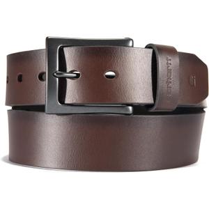 Carhartt Men's Rugged Burnished Leather Box Belts (54, Brown)