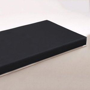 Memory Foam Chair Pads Non-Slip Rubber Back Indoor Swing /Settee Cushion 48inX18inX2in(122X45.5X5CM), Black