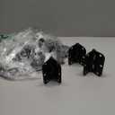 30 Pack Rounded Matte Black Door Hinges 3.5 Inch 5/8" Radius Interior 3 1/2" Flat Iron Bifold Residential Standard Bedroom Indoor for Doors 3 "Hardware Control House Home Decor Essentials Accessories