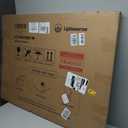 Fabric Bulletin Board 40x30 inches, Golden Aluminum Framed Wall Pin Board