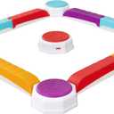 Fisher-Price™ Balance Beam and Toddler Stepping Stones, 13 Pieces – Non-Slip Plastic Balance & Stackable Stepping Stones, Sensory Toy for Toddlers, Indoor or Outdoor Play, Easy Storage