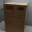 50 Liter / 13.2 Gallon Soft-Close, Smudge Resistant Trash Can with Foot Pedal and Built in Filter- Brown (Large)