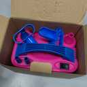 Balloon Pump Electric, Portable Automatic Dual Nozzle Inflator 110V 600W with Tying Tools for Birthday Gender Reveal Baby Shower Balloons Party Decorations (Rose Red)