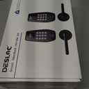 DESLOC C100 Keyless Entry Door Lock with 2 Lever Handles, Visual Display