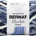 Yarn Blanket Extra Faded BLU