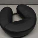 Universal Adjustable Massage Table Face Cradle & Headrest, Memory Foam Face Pillow Cushion for 3-7 Inch Mattress, Massage Table Headrest for Eye Surgery Recovery, Salon SPA Massage Bed Black