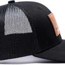 The Dogfather Trucker Hat for Men, Best Dog Dad Gifts, Adjustable Mesh Back Baseball Cap, Idea (One Size)