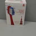 Pursonic S430 SmartSeries Electronic Power Rechargeable Sonic Toothbrush, 12 Brush Heads Included, Red