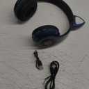 Head-Mounted Stereo Cat Claw Bluetooth Headset (Blue)