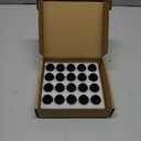 GAsupply 12x1.25 Lug Nuts Black, Closed End Bulge Acorn Lug Nuts Cone Seat 1.38" 35mm Tall 3/4" 19mm Hex, 20 Pack