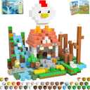 Magnetic Blocks, 150PCS Magnetic Building Blocks Light Up, Stacking Magnets for Kids, Sensory Toy for STEM Constructions Magnet Blocks for Boys Girls Age 3+, Christmas Birthday Gifts