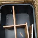 Stylish Desk Organizer and Remote Control Holder in Black - Keep Your Workspace Tidy and Organized, Multi-Purpose Storage for Office Desktop Coffee Table Bedside Nightstand (1 Pack)