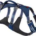 Tuff Pupper Escape Proof Dog Harness for Extra Large Dogs | No Pull Lightweight Adjustable Harness | No Escape Multifunctional Outdoor Pet Gear | Strong Durable Breathable | Secure Comfortable Fit (Twilight Blue)