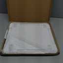 Appliance Slider 360° Rolling Tray for Coffee Maker - Bamboo Countertop Sliding Tray for Kitchen Appliances Espresso Machine Accessories Coffee Pot Counter Sliders Mat with Wheels (15.7"×13") - White