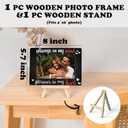 Ycyfckdr Memorial Picture Frame, Gifts for Loss of Loved One, Memorial Wooden Keepsake Plaque, In Memory of Loved One Gifts, Tabletop Picture Frame With Easel (A55)