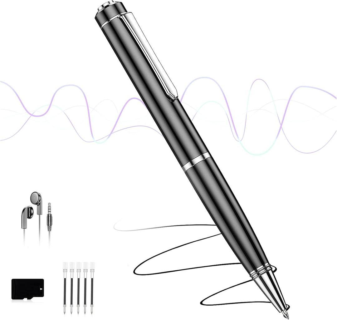 72GB Digital Voice Recorder, Audio Recording Device with 25H Battery Life, Playback & Voice Activated Recorder, Tape Recorder with AI Noise Reduction for Meetings/Lectures/Interviews