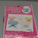 12 inch One Tier Cardboard Cupcake Stands & Cake Stands for Party (1, Black)